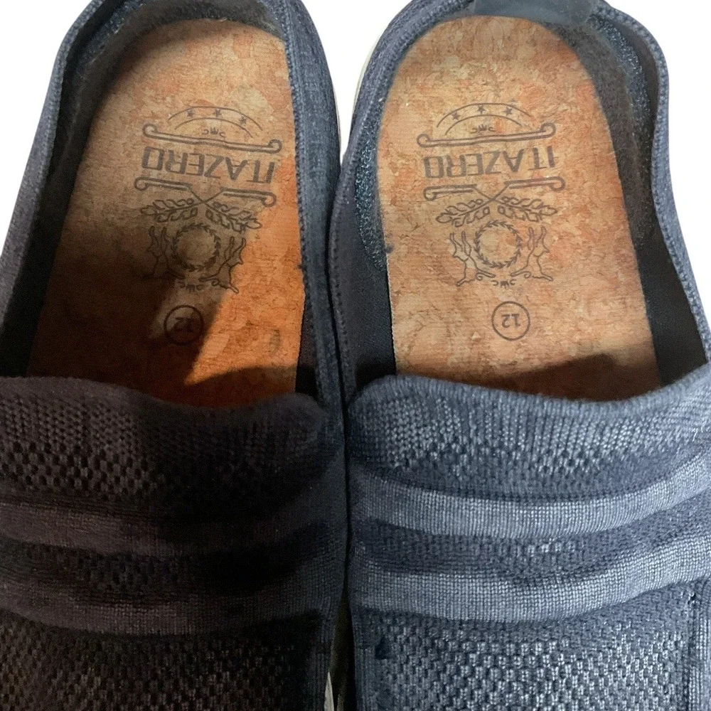 Itazero Men's Casual Loafers Canvas Slip On‎ Casual Walking Shoes Navy Size 12